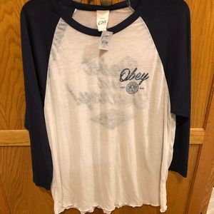 OBEY burnout from buckle size large